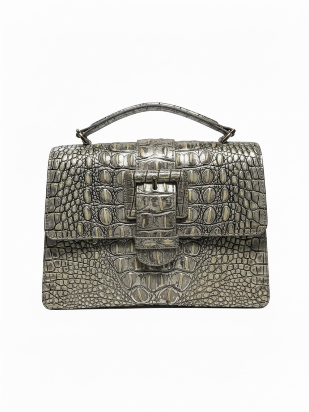 Brahmin Small Hallie Chrome Melbourne NWT
